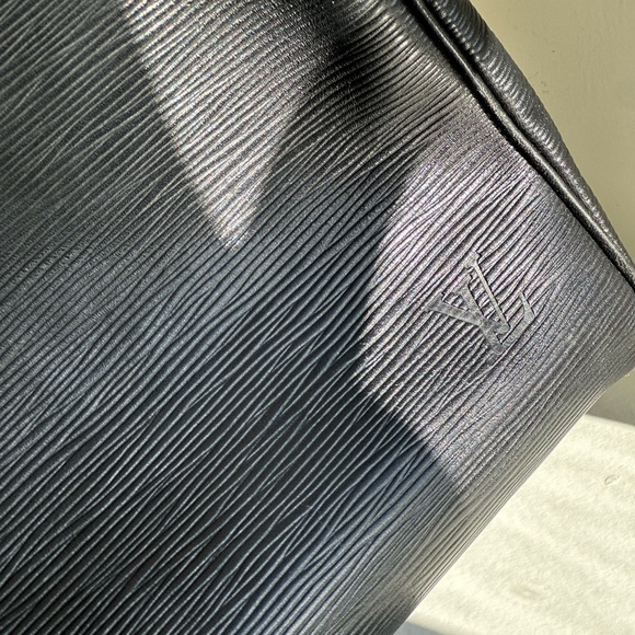 1986 Vintage Louis Vuitton Speedy 35 Epi Noire - Picture 2 of 16